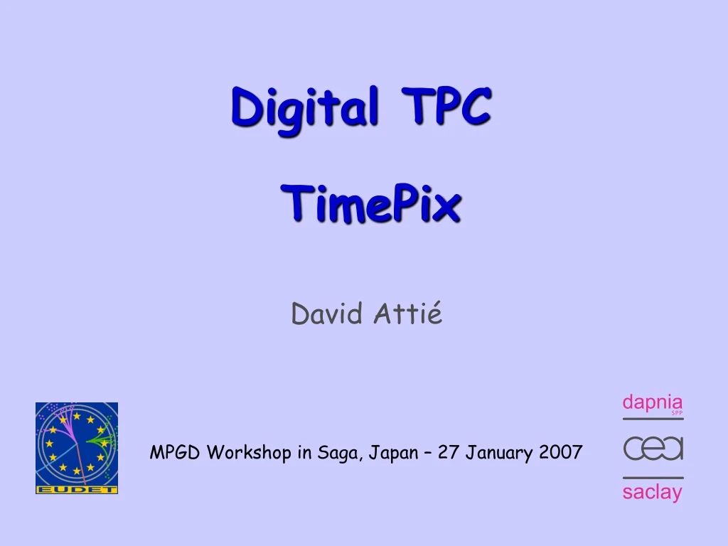 digital tpc timepix