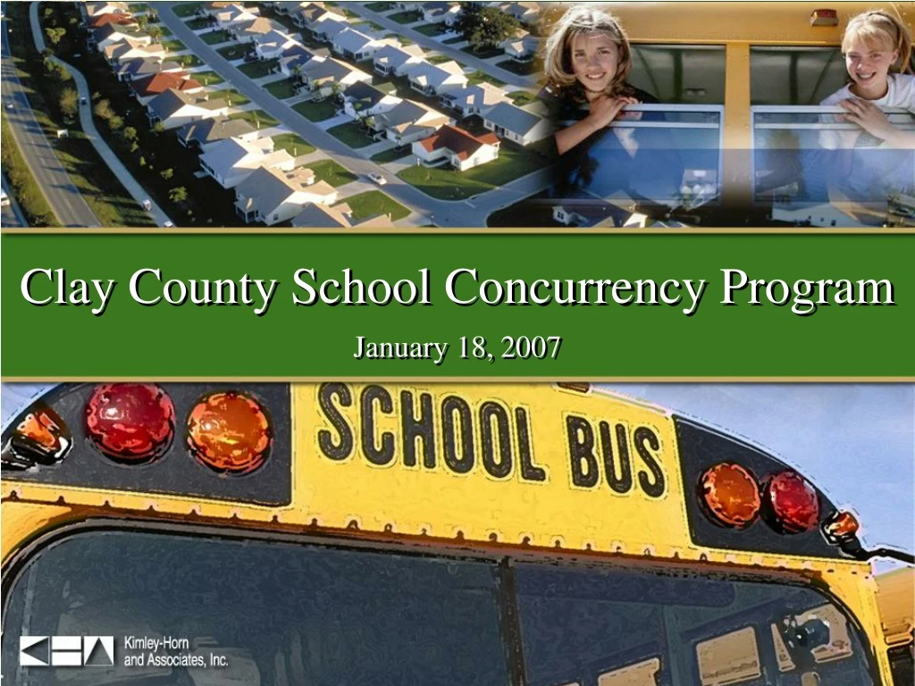 clay county school concurrency program