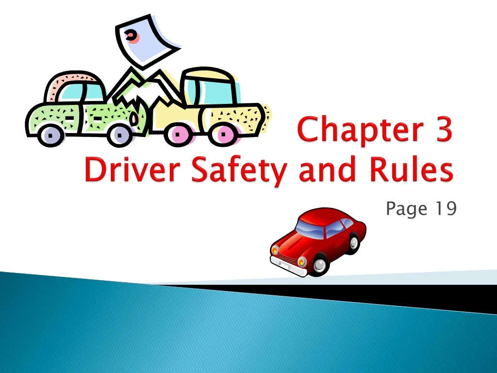 chapter 3 driver safety and rules