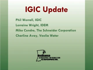 IGIC Update - slide 1