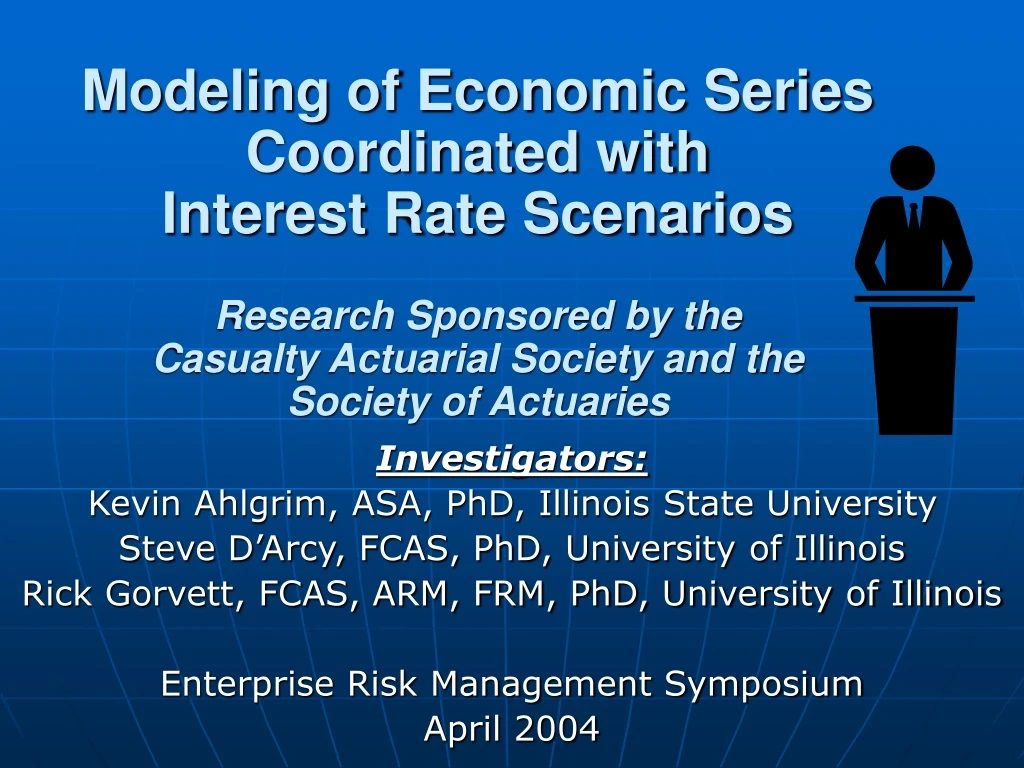 modeling of economic series coordinated with