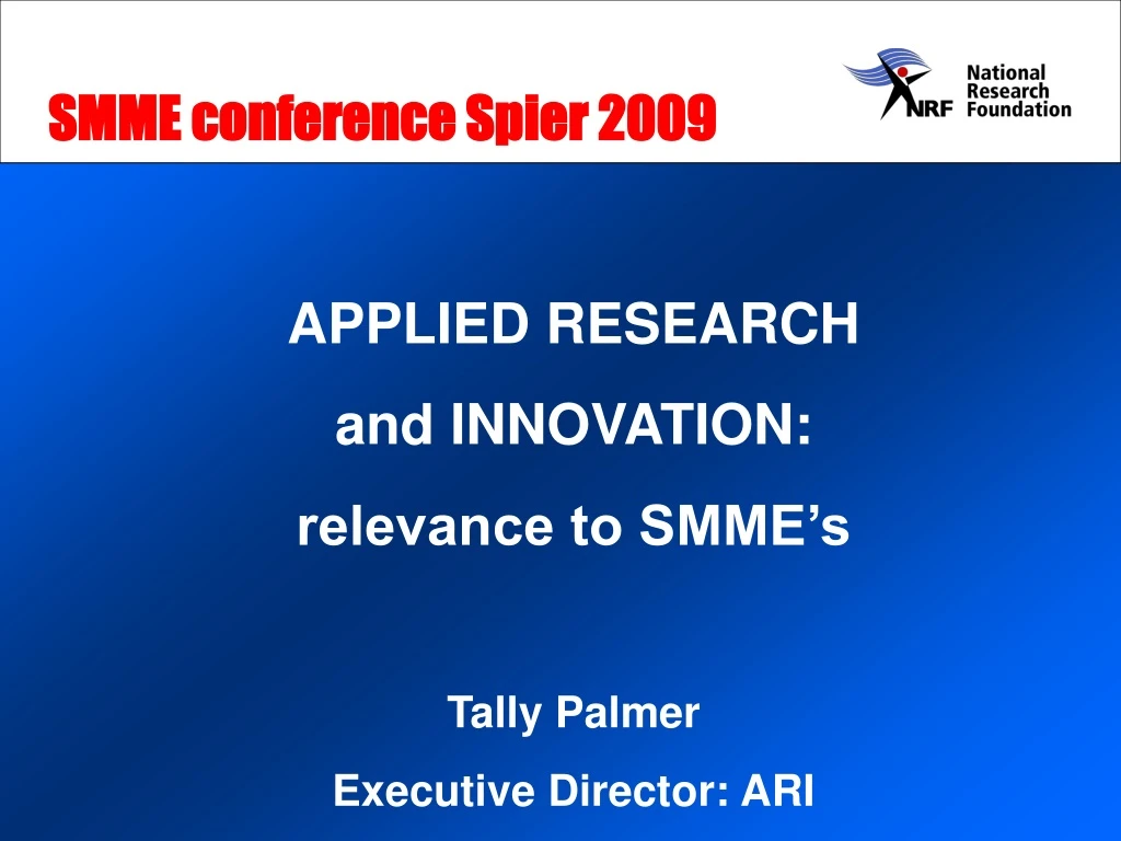 smme conference spier 2009