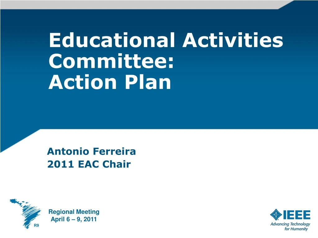 educational activities committee action plan