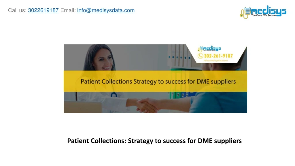 patient collections strategy to success for dme suppliers