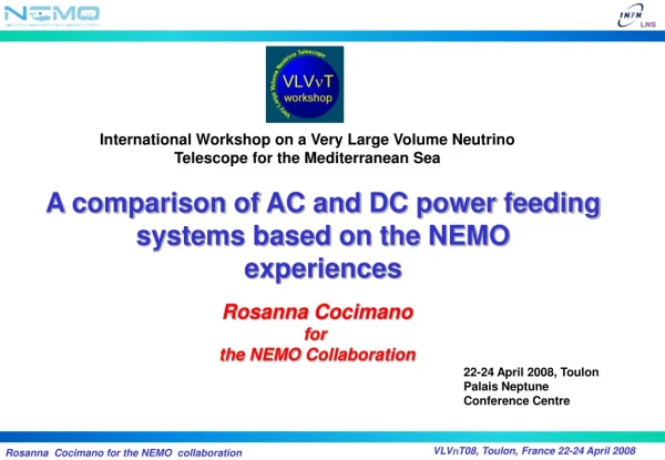 Rosanna  Cocimano for the NEMO  Collaboration