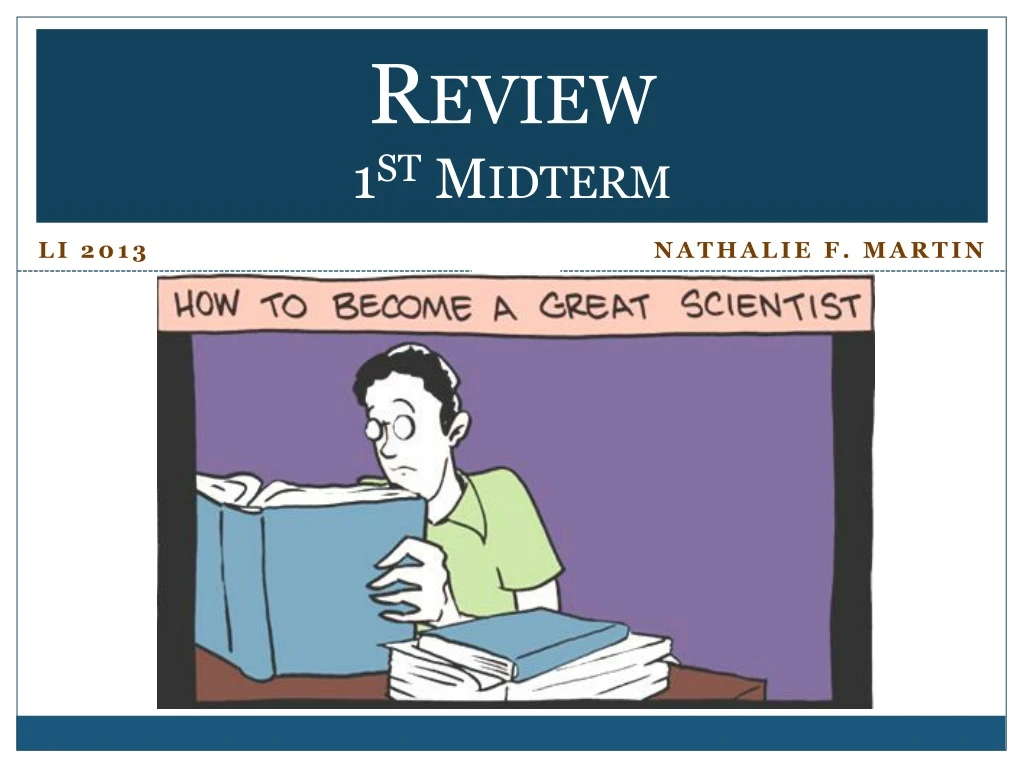 review 1 st midterm