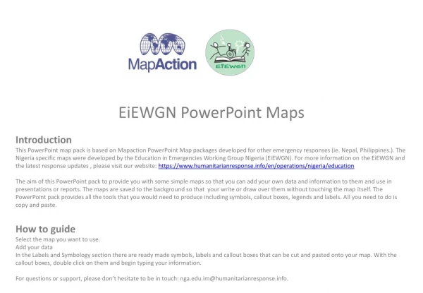 EiEWGN  PowerPoint  Maps