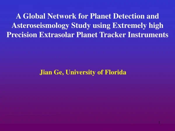 Jian Ge, University of Florida