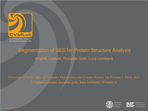 Segmentation of SES for Protein Structure Analysis