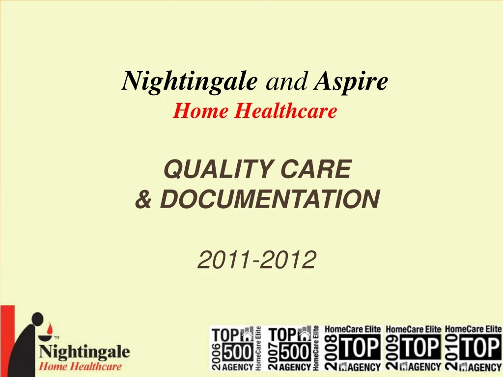 nightingale and aspire home healthcare quality