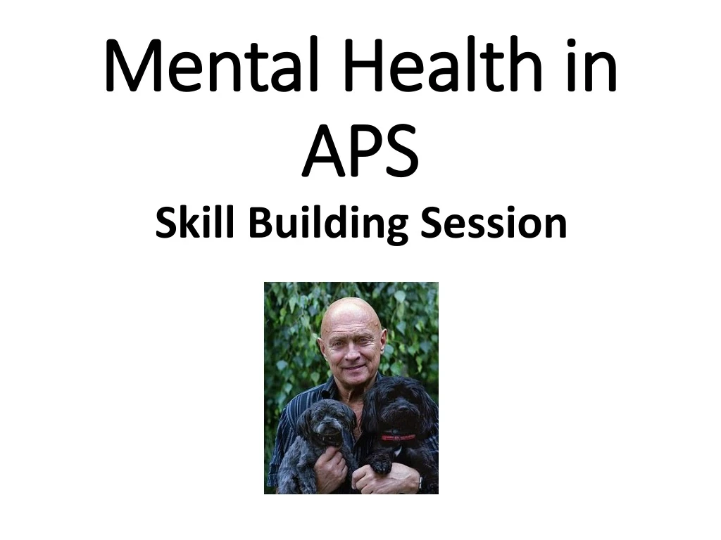 mental health in aps