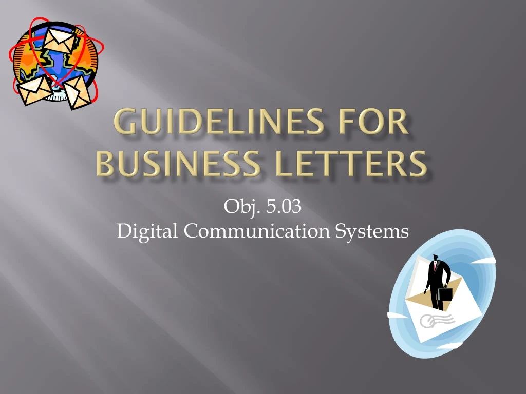 guidelines for business letters