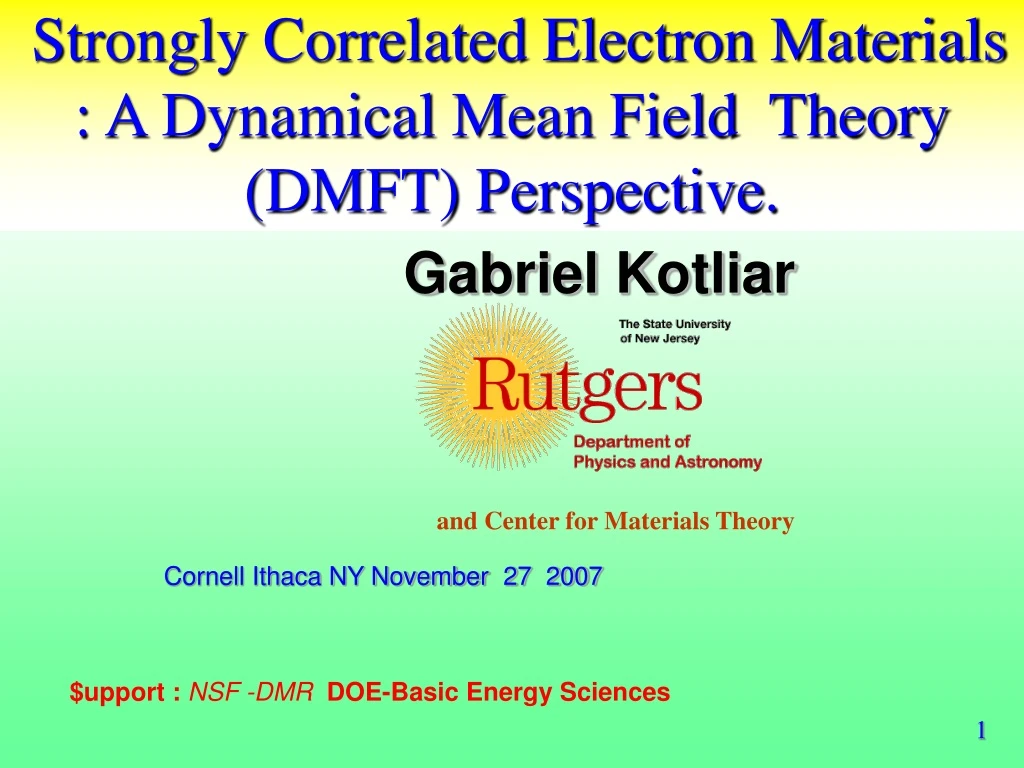strongly correlated electron materials a dynamical mean field theory dmft perspective