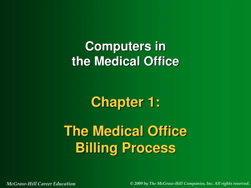 computers in the medical office