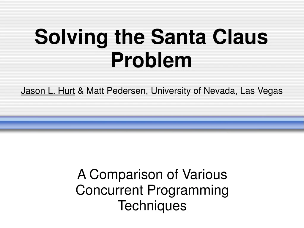 solving the santa claus problem