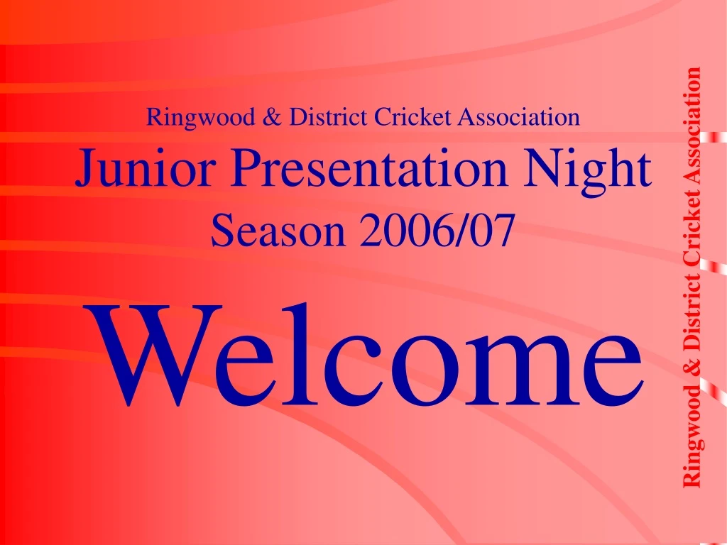 ringwood district cricket association junior