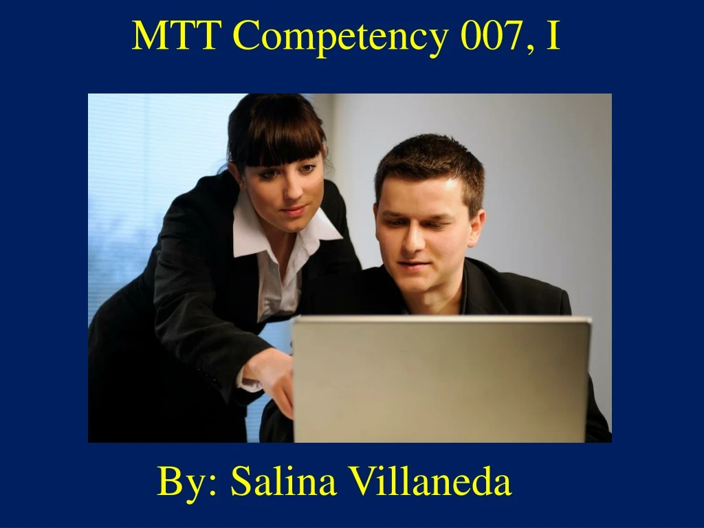 mtt competency 007 i