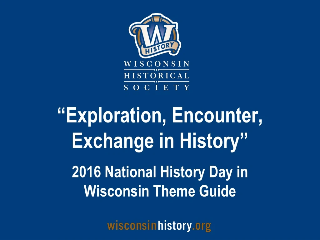 exploration encounter exchange in history