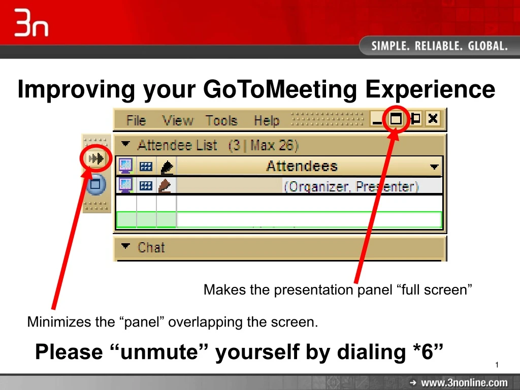 improving your gotomeeting experience