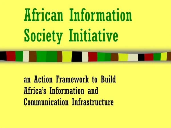 African Information Society Initiative