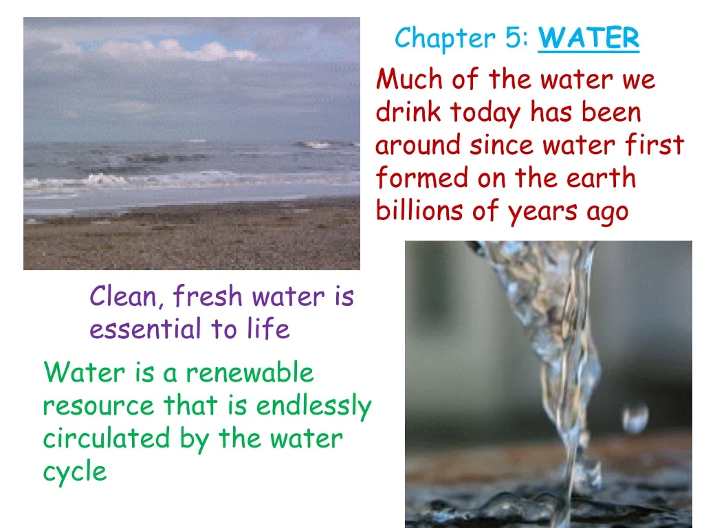 chapter 5 water