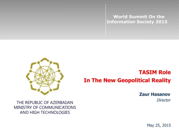 World Summit On the Information Society 2015