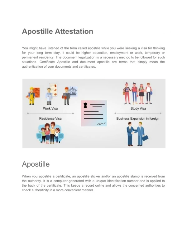 apostille attestation you might have listened