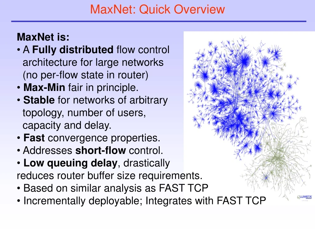 maxnet quick overview