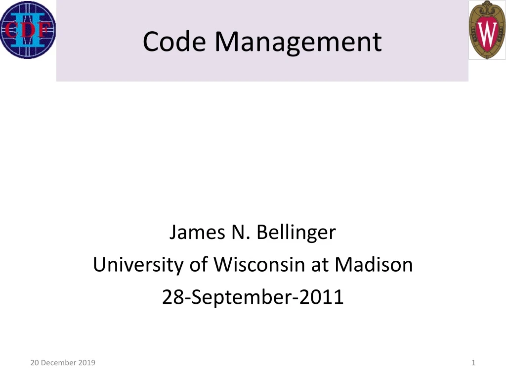 code management