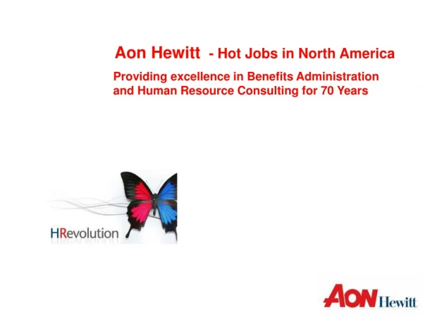 Aon Hewitt   - Hot Jobs in North America