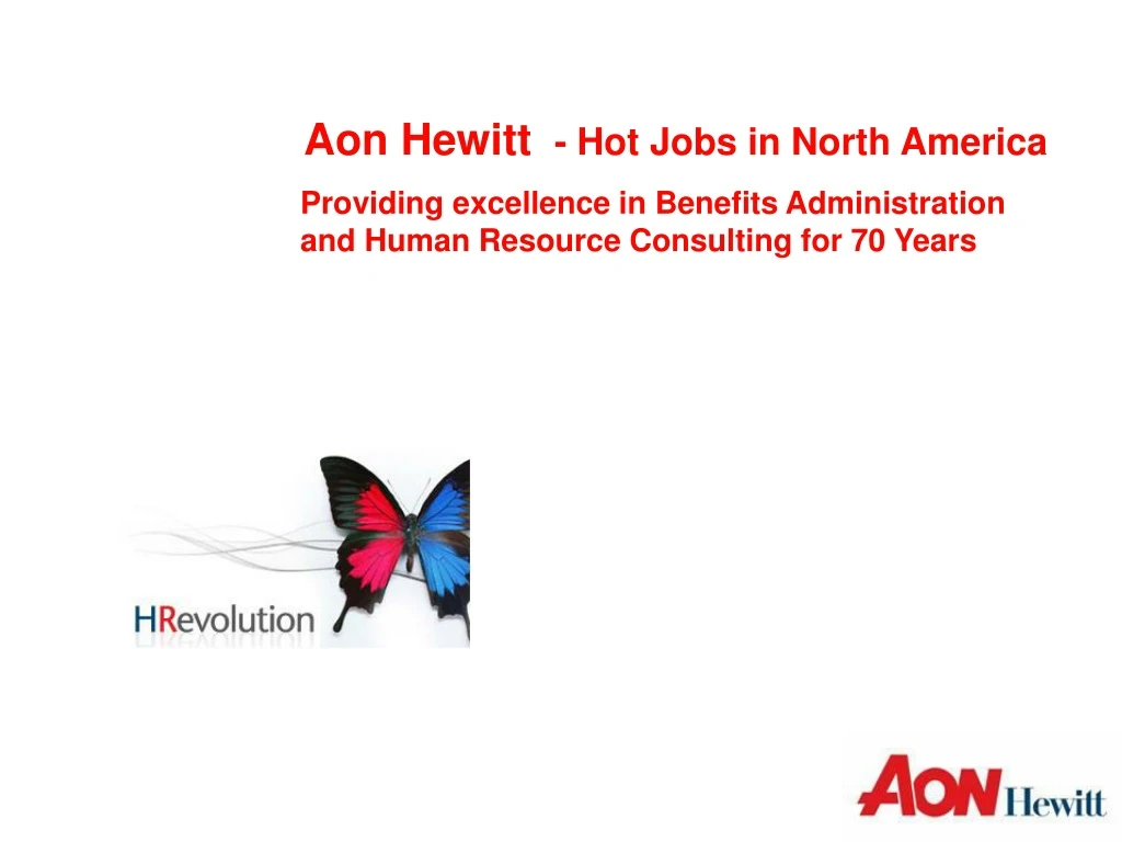 aon hewitt hot jobs in north america providing