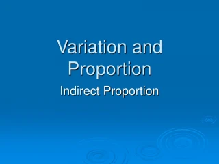 Mastering Indirect Variation Equations Made Easy - slide 1