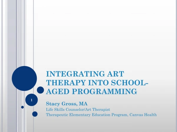 INTEGRATING ART THERAPY INTO SCHOOL-AGED PROGRAMMING
