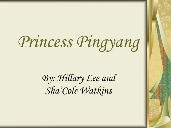 Princess Pingyang