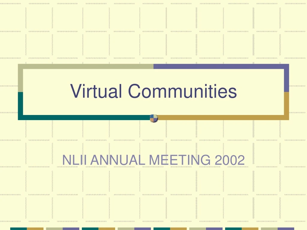 virtual communities