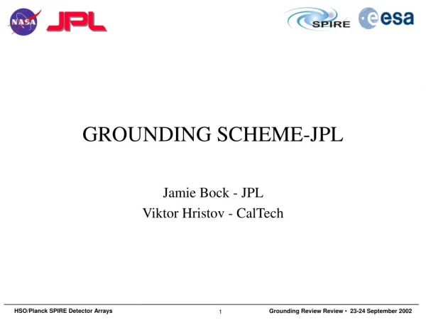 GROUNDING SCHEME-JPL