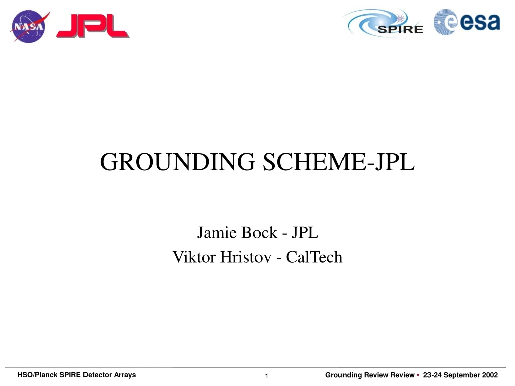 grounding scheme jpl