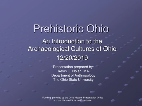 Prehistoric Ohio
