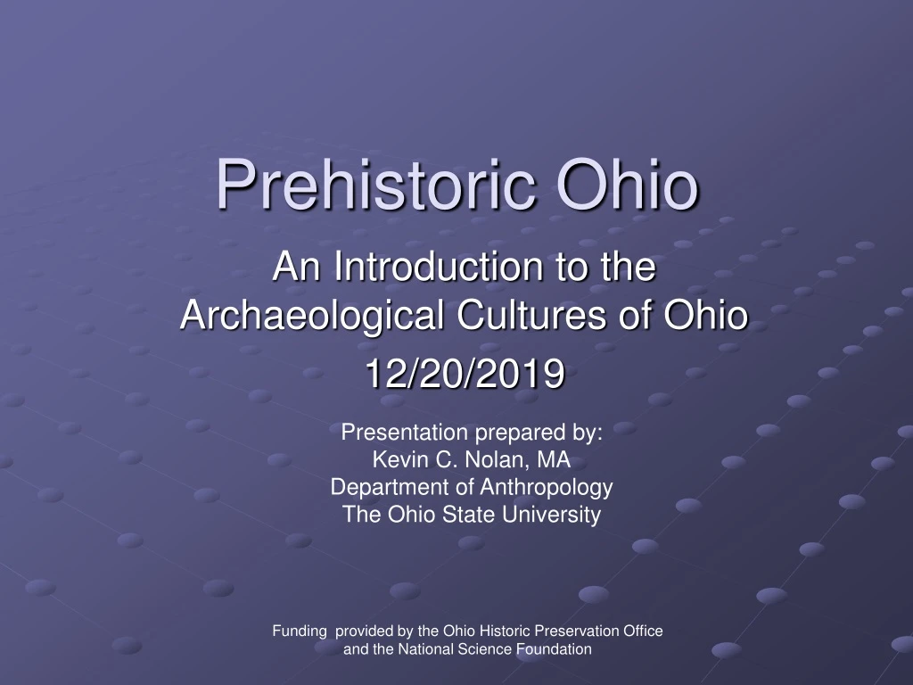 prehistoric ohio