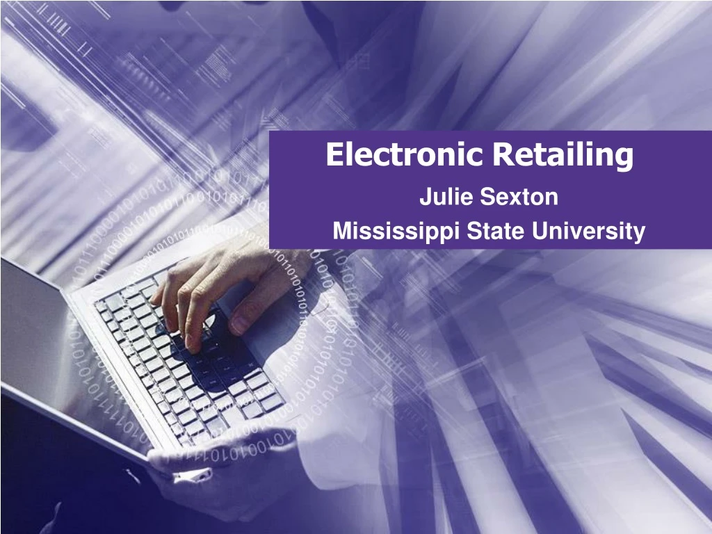 electronic retailing