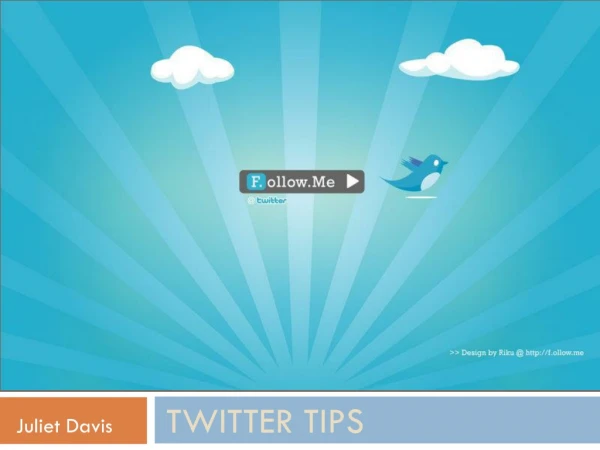 Twitter Tips