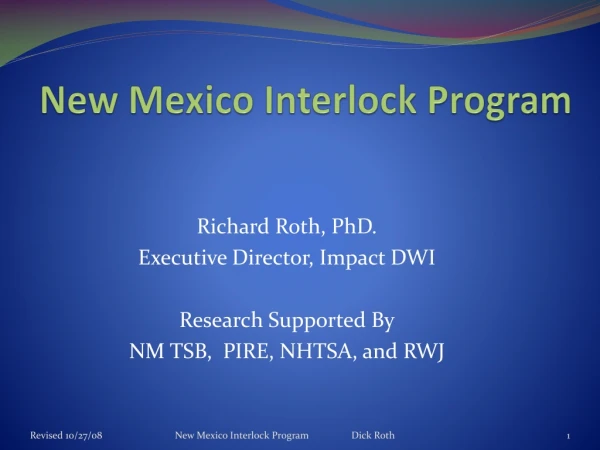 New Mexico Interlock Program