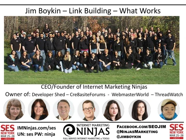 Jim Boykin – Link Building – What Works