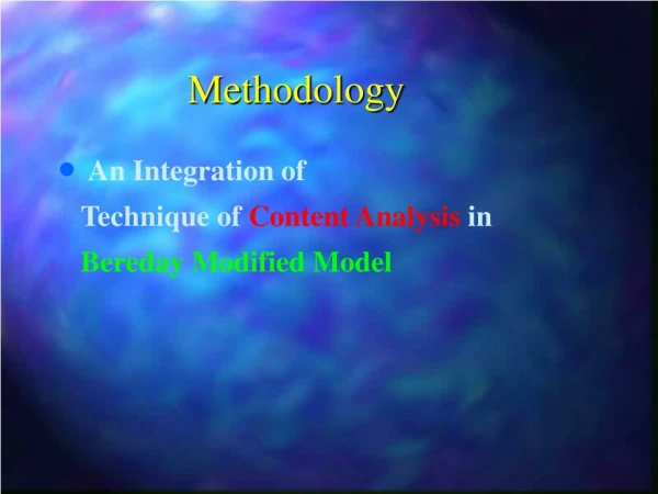 Methodology