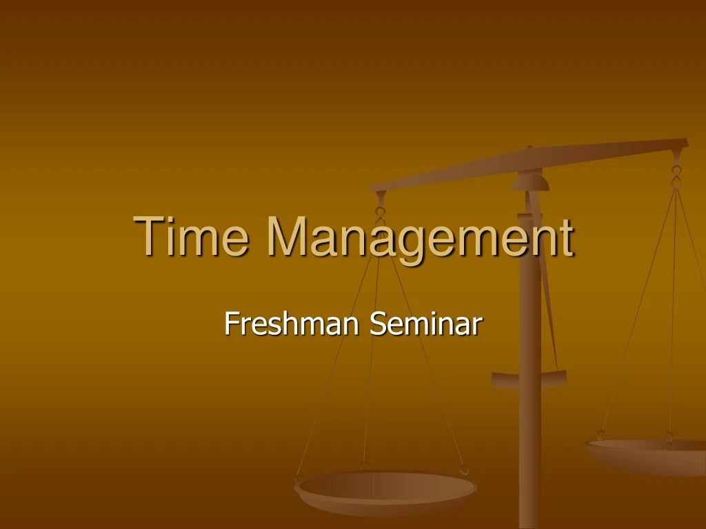 time management