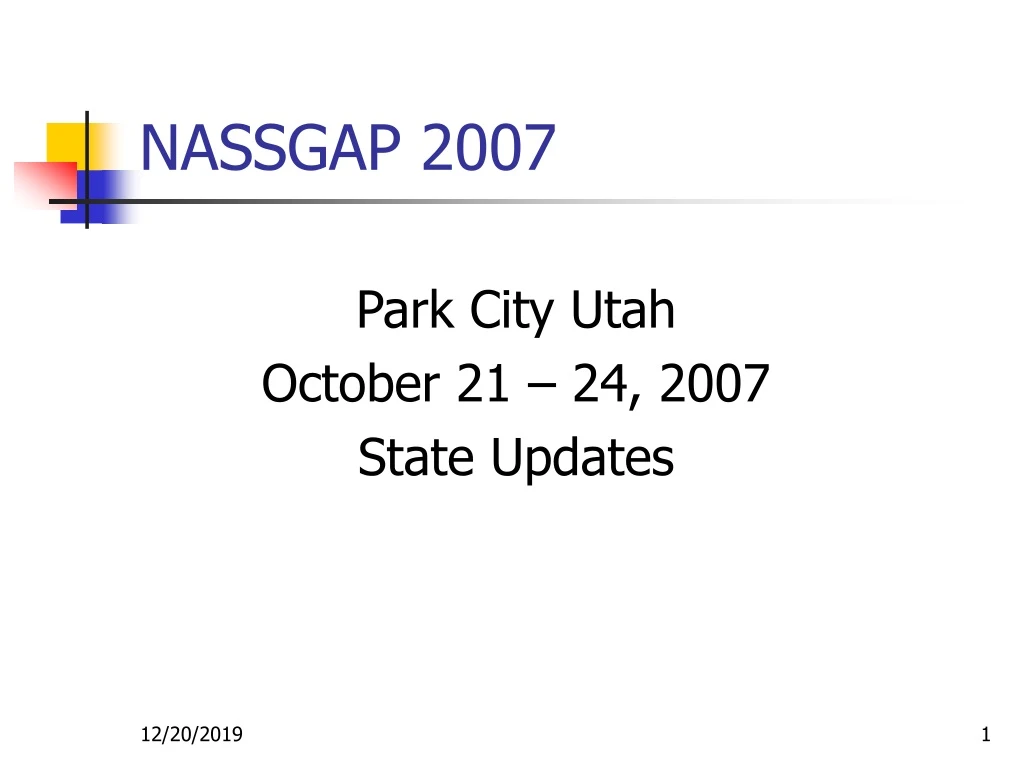 park city utah october 21 24 2007 state updates