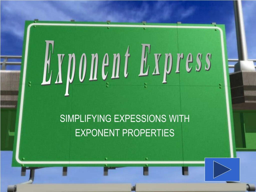 simplifying expessions with exponent properties