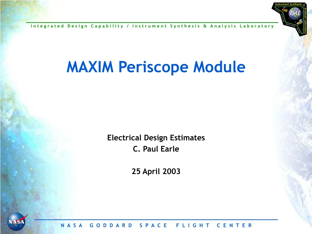 maxim periscope module