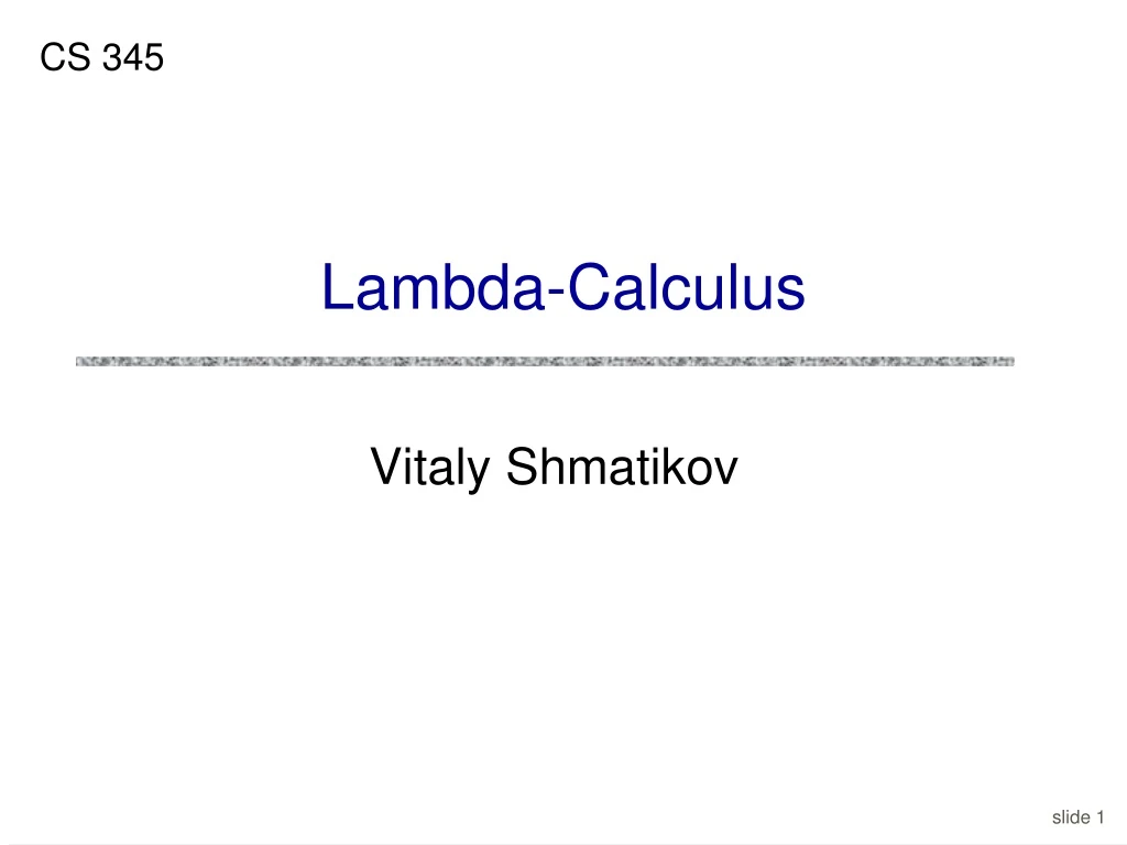 lambda calculus