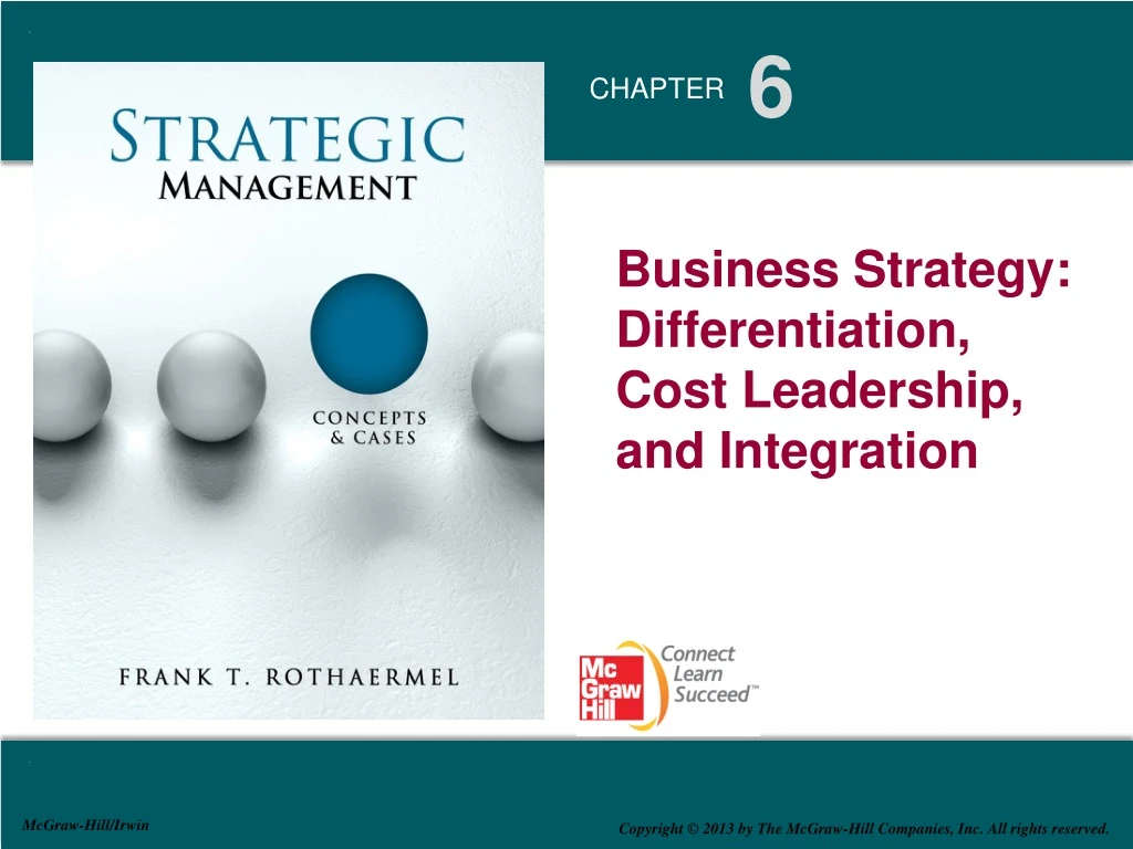 business strategy differentiation cost leadership and integration